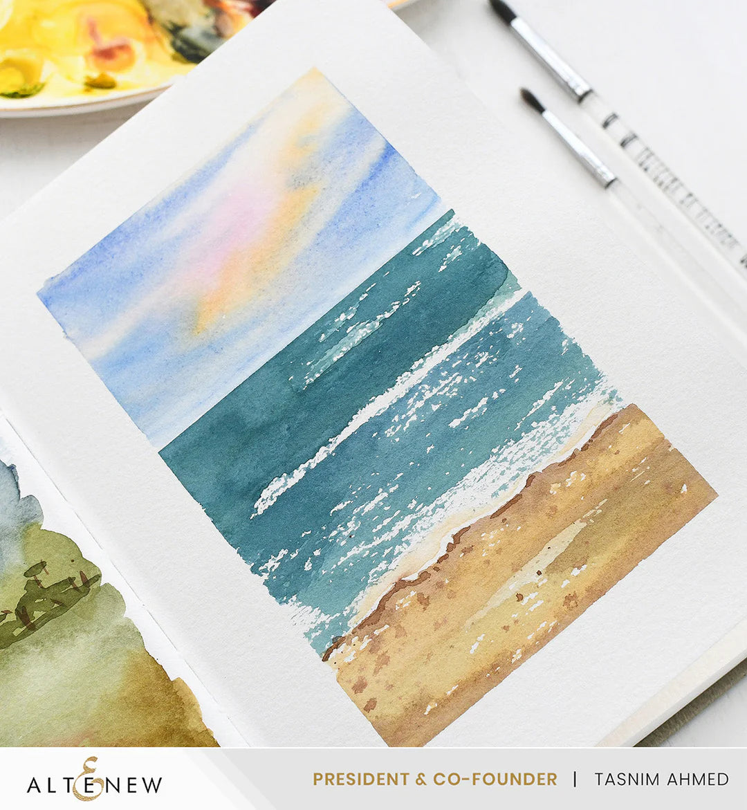 Altenew - Luxe Watercolor Sketchbook - A5: 5.8" x 8.3"