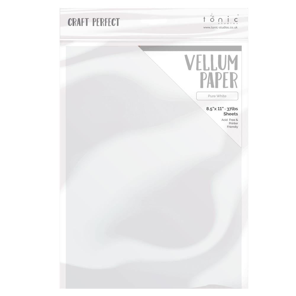 Craft Perfect - Vellum Paper - Pure White