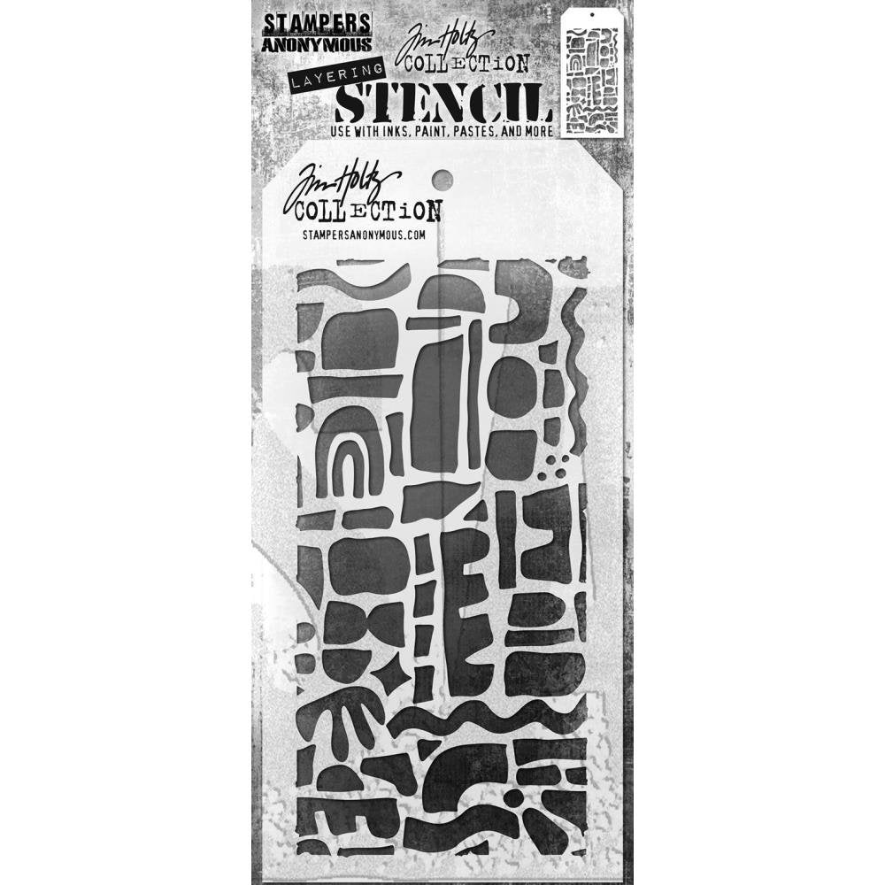 Tim Holtz - Layered Stencil - Cutout Shapes 1