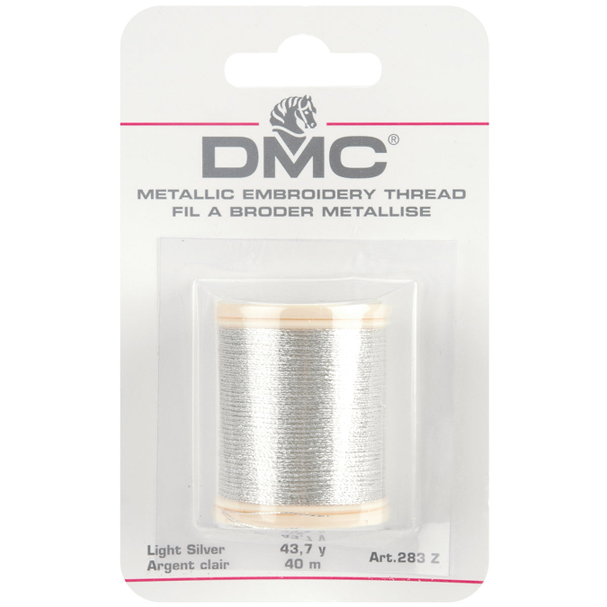 DMC - Metallic Embroidery Thread - Silver