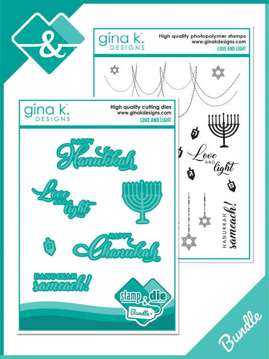 Gina K. - Love and Light Stamp & Die Bundle