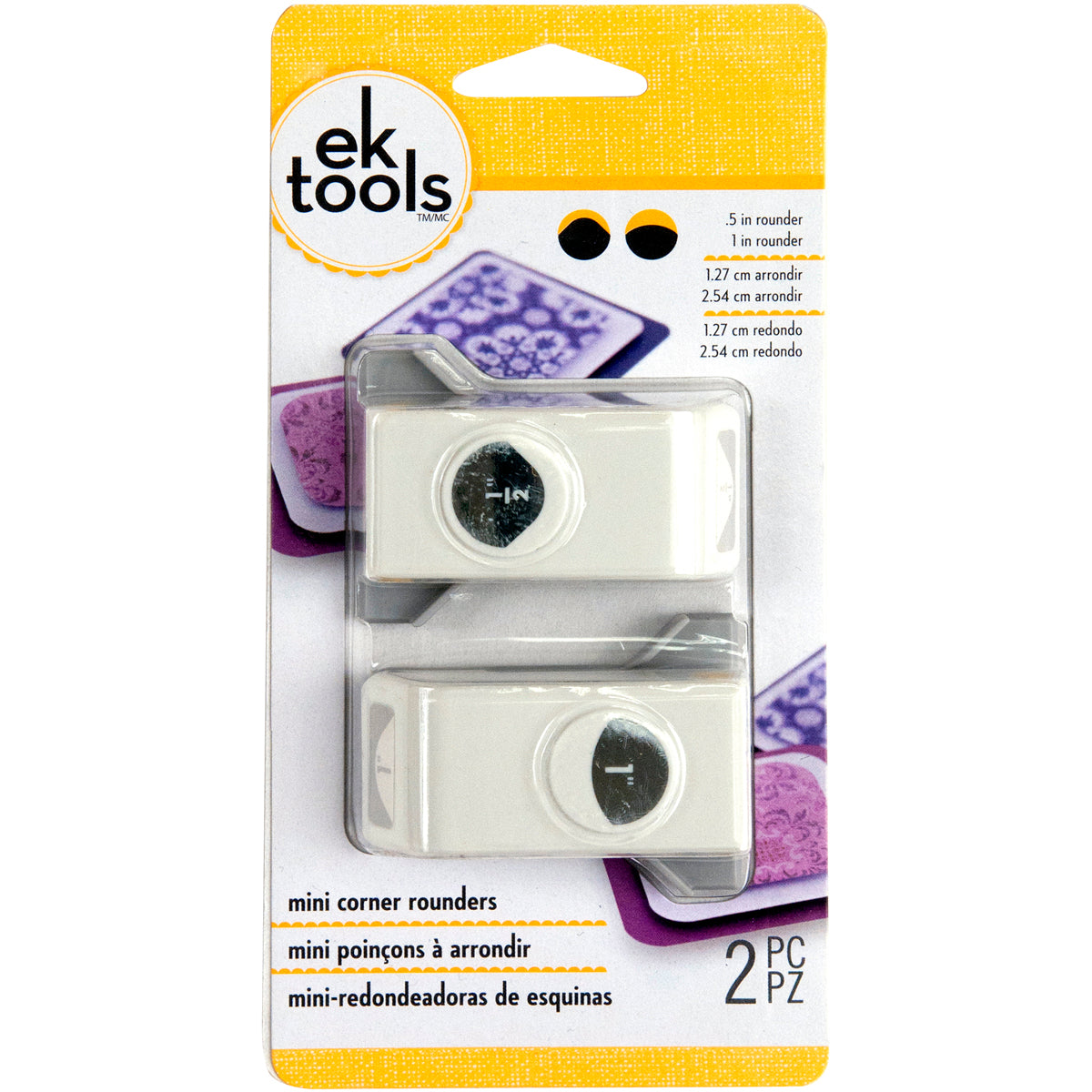 EK Tools - Mini Corner Rounder Punches