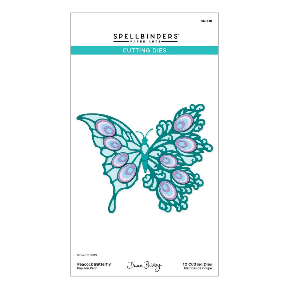 Spellbinders - Peacock Butterfly Die Set