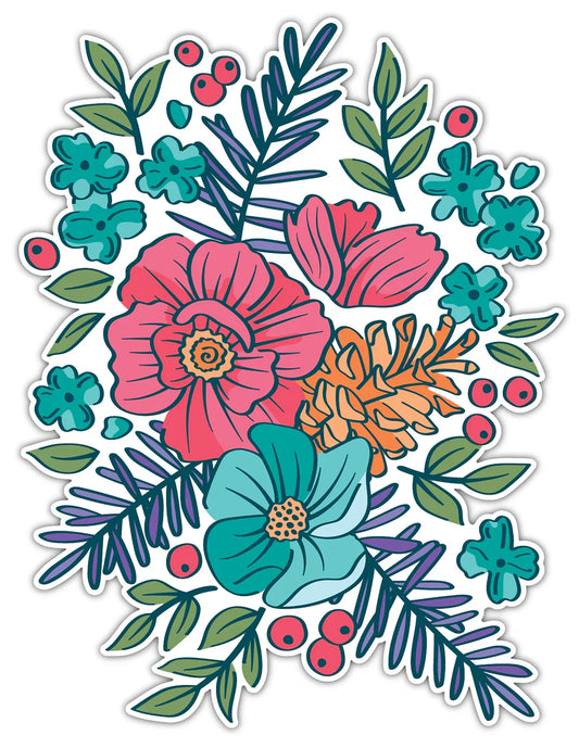 LDRS - Pine Cone Blooms Impress-ion Press + Foil Plate