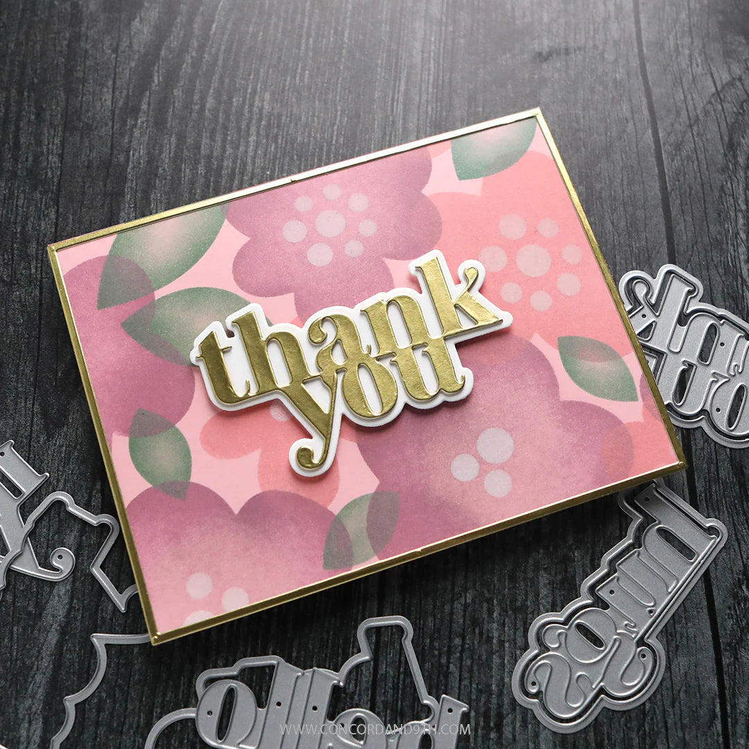 Concord & 9th - Simple Flowers Stamp & Die Bundle by Kristina Werner