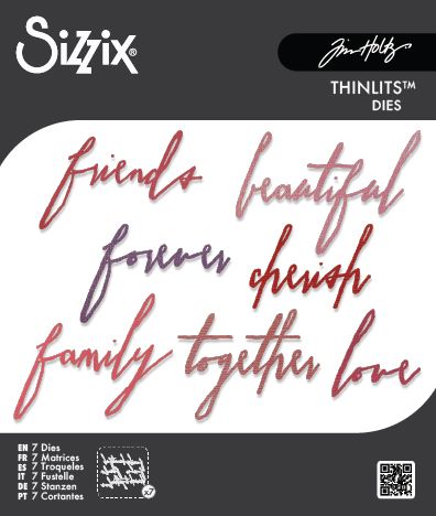 Sizzix - Handwritten Love Die Set by Tim Holtz