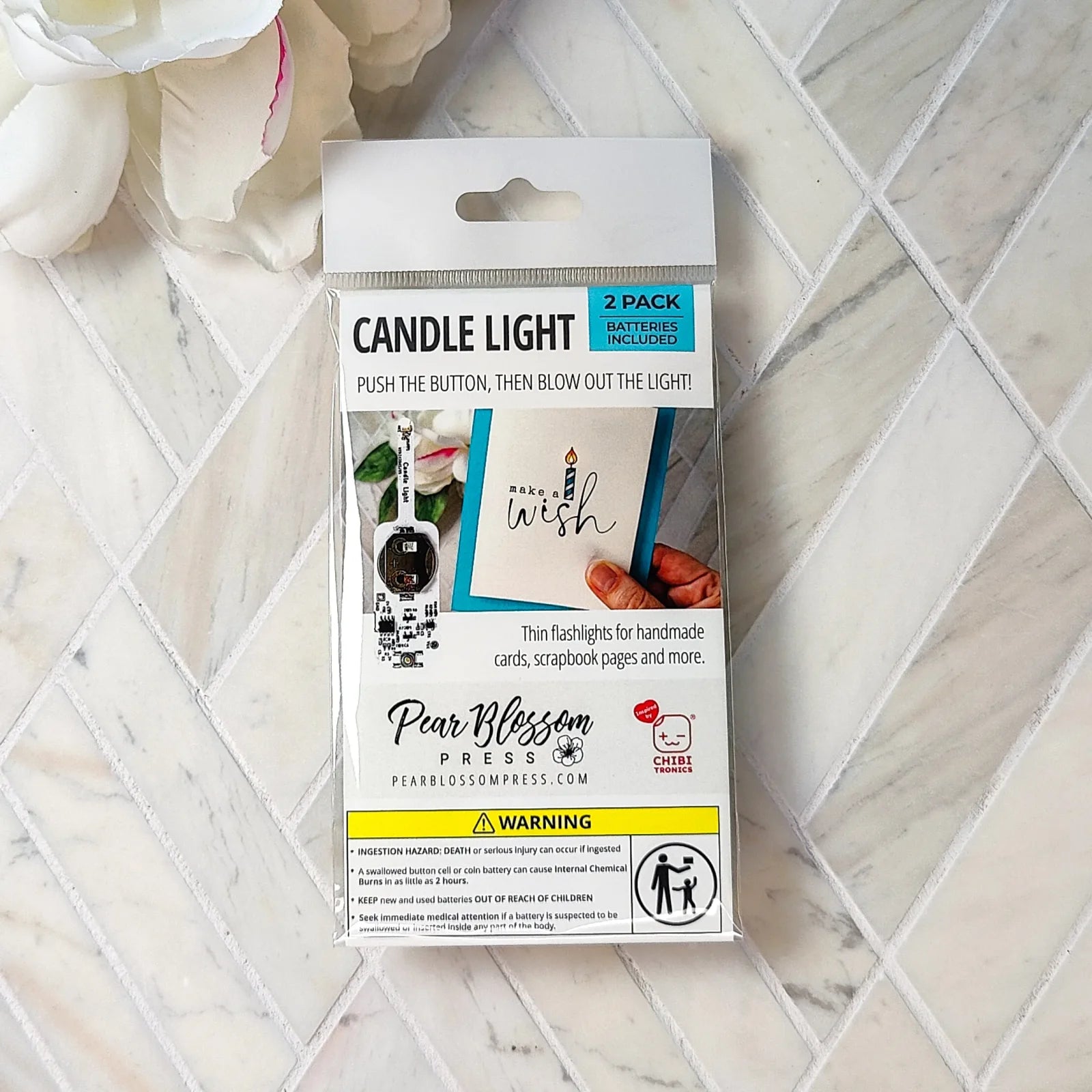 Pear Blossom Press - Candle Light - 2pk 