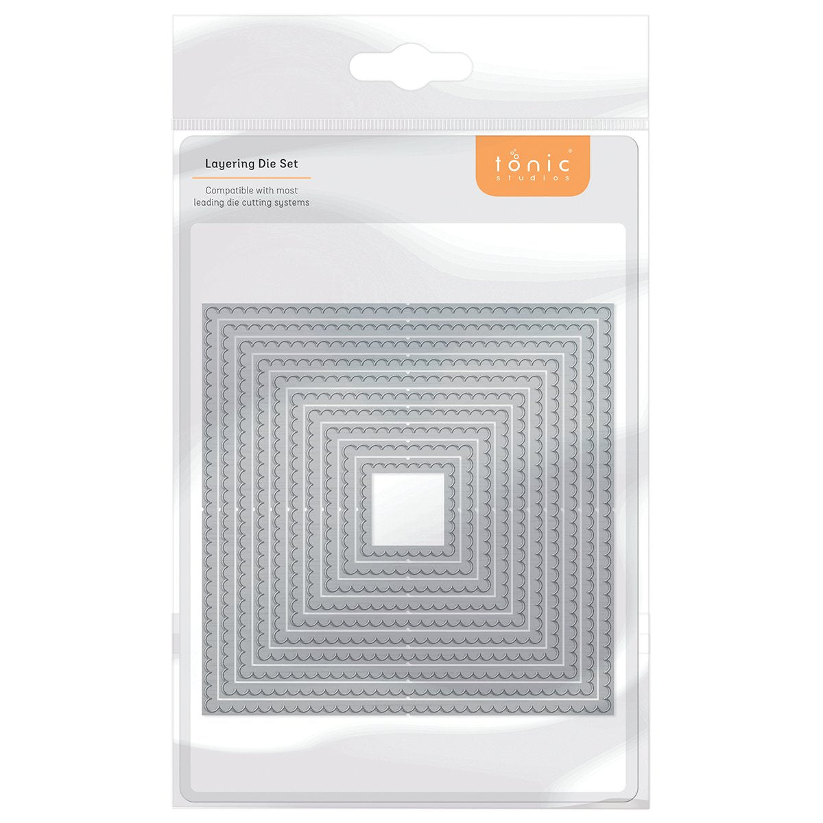 Tonic Studios - Essentials Layering Die Set - Scalloped Squares