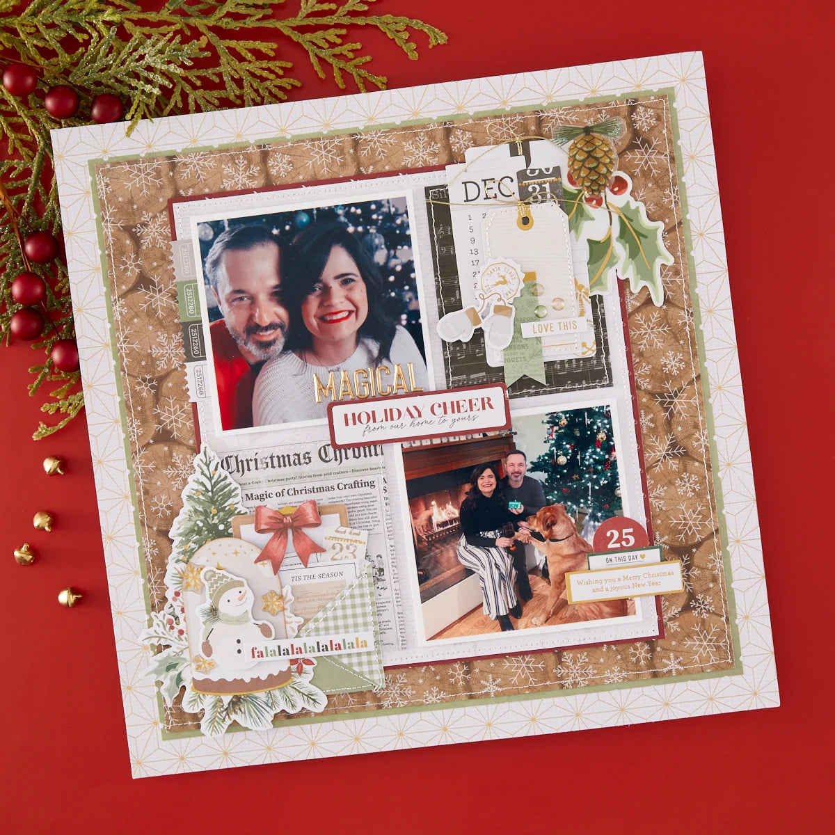 Rosie's Studio - Sleigh Bells Ring - Die Cut Ephemera