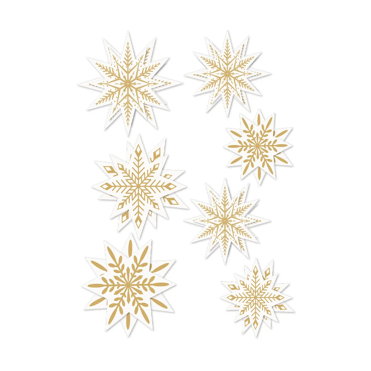 Rosie's Studio - Sleigh Bells Ring - Dimensional Acetate Stickers: Stars
