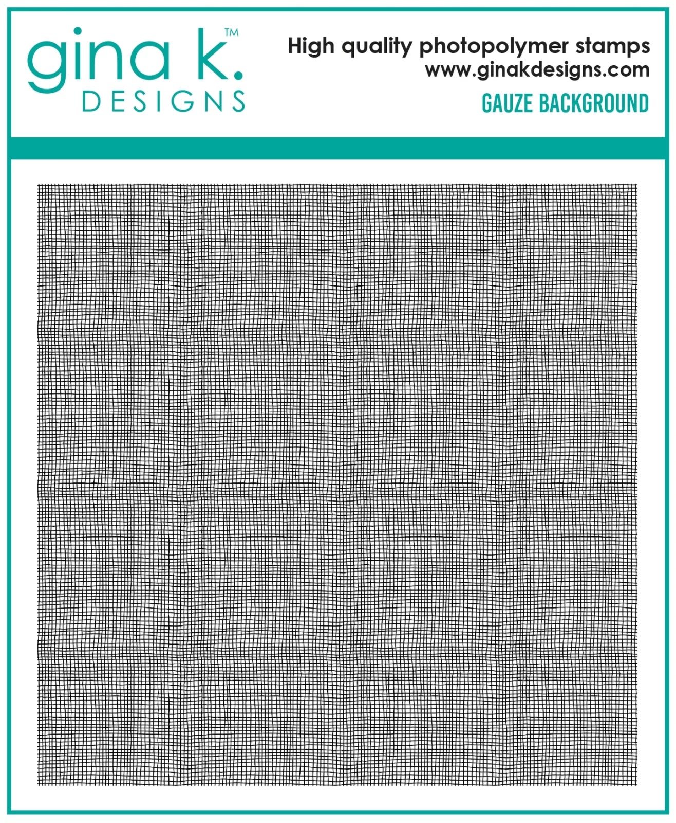 Gina K - Gauze Background Stamp