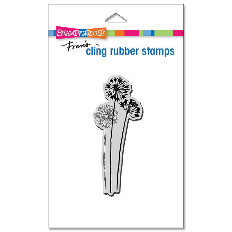 Stampendous - Agapanthus Long Cling Rubber Stamp