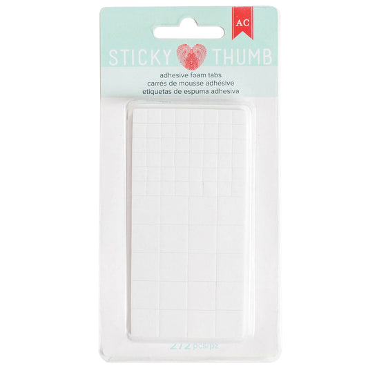 Sticky Thumb - Square Foam Adhesive Tabs - 3mm