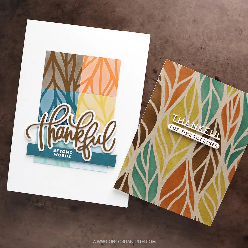 Concord & 9th - Leaf Flow Stencil Pack by Kristina Werner