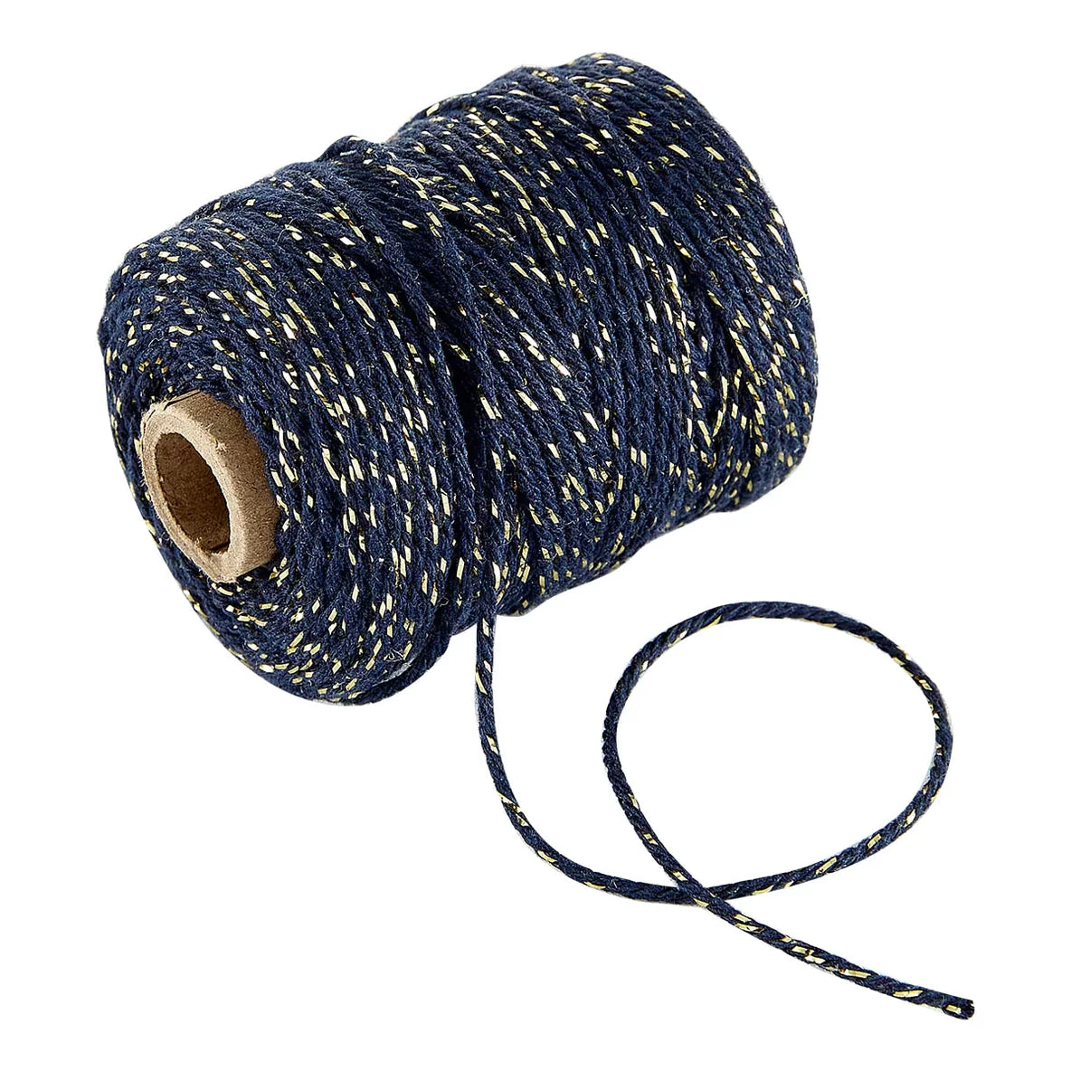 Vivant - Lurex Cotton Cord - Dark Blue