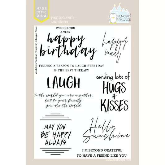 Penguin Palace - Words From The Heart: Chapter 2 Stamp Set