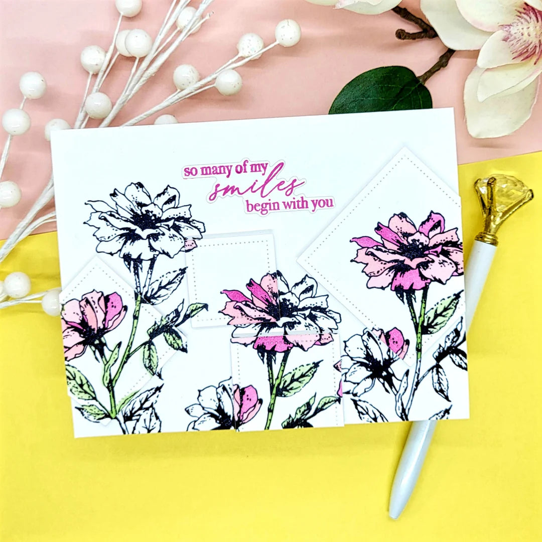 LDRS - Victorian Petals - Layering Stencil Set