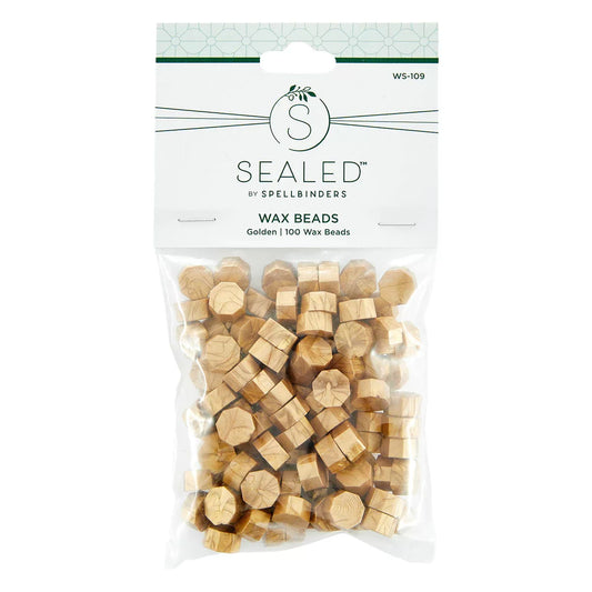 Spellbinders - Sealed Wax Beads - Golden