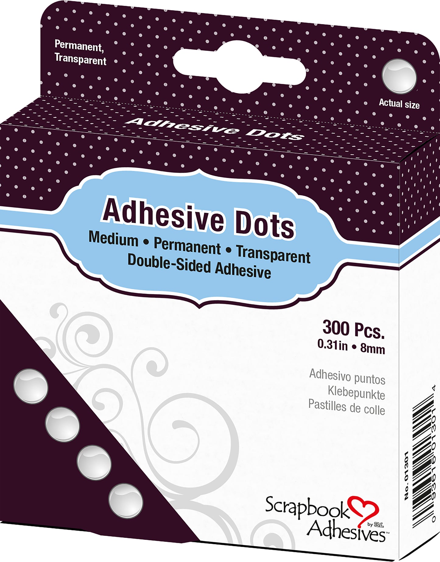 Scrapbook Adhesives - Adhesive Dots - Medium