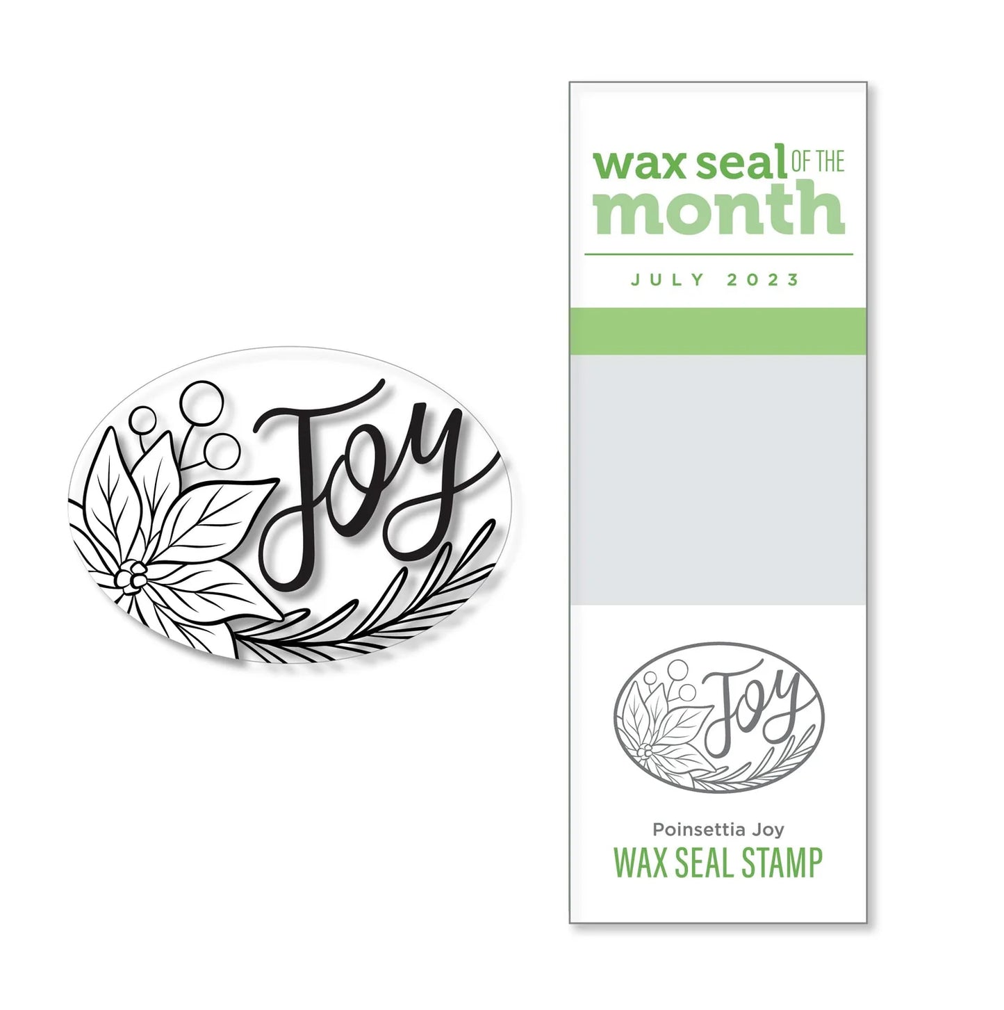 Spellbinders - Wax Seal of the Month - Poinsettia Joy