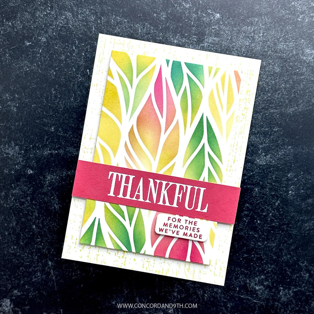 Concord & 9th - Leaf Flow Stencil Pack by Kristina Werner