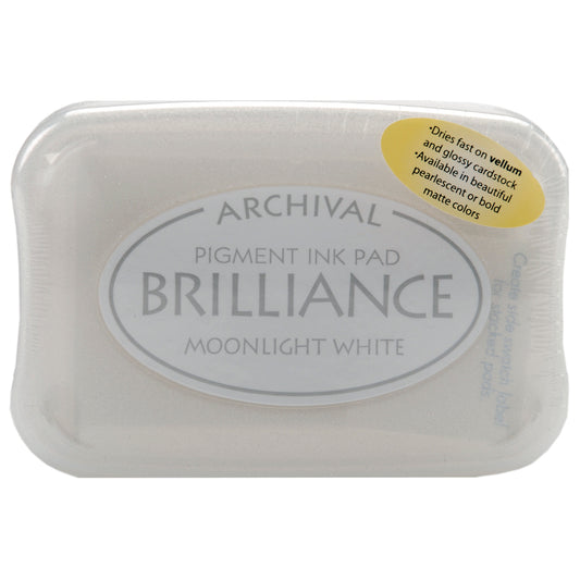 Brilliance - Pigment Ink Pad - Moonlight White