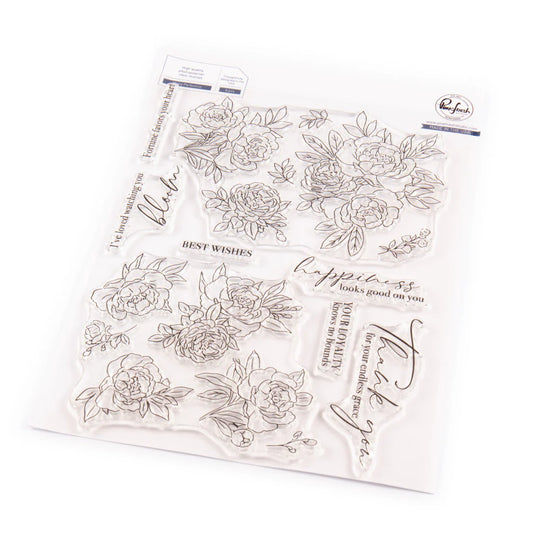 Pinkfresh - Peony Perfection - Stamp Set