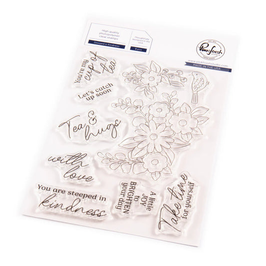 Pinkfresh - Steeped in Kindness - Stamp Set