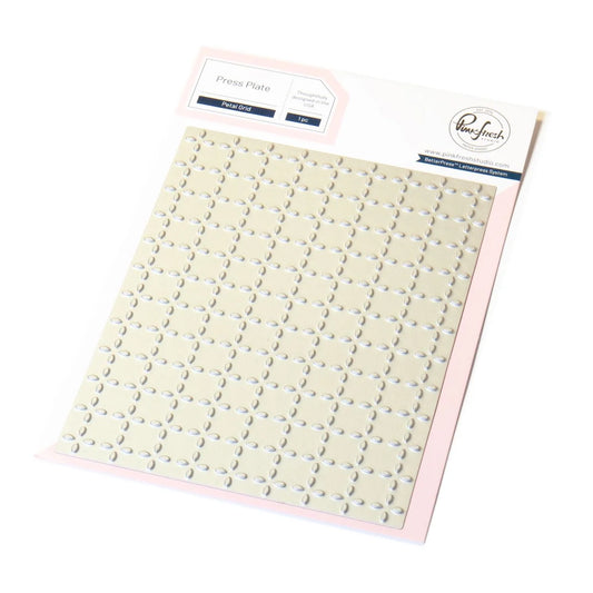 Pinkfresh - Petal Grid Press Plate