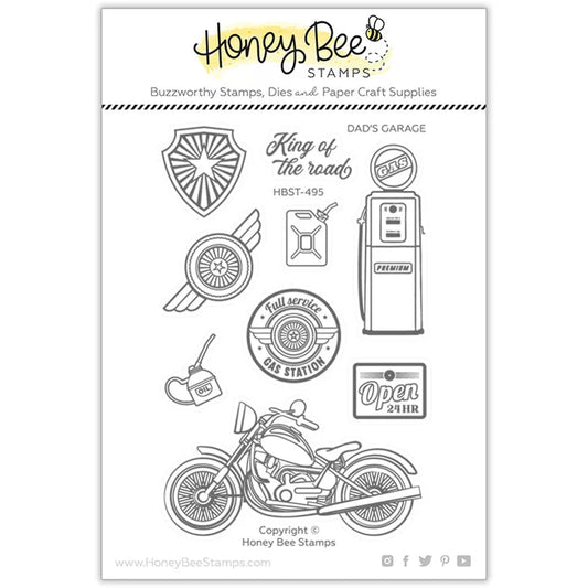 Honey Bee - Dad's Garage Stamp & Die Bundle