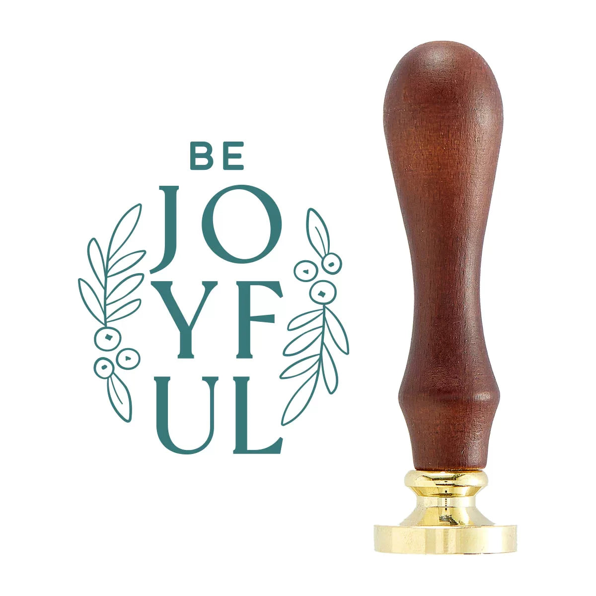 Spellbinders - Wax Seal Stamp - Be Joyful