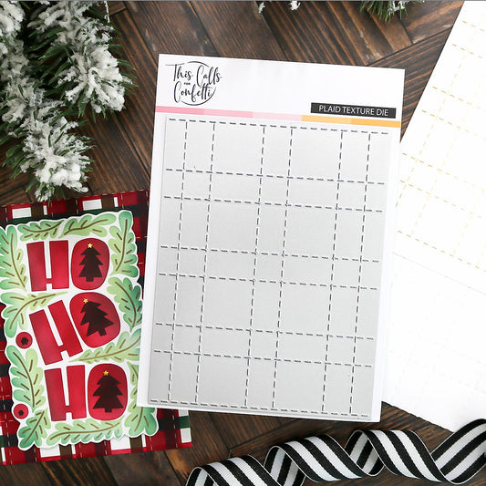 This Calls for Confetti - Plaid Texture Die