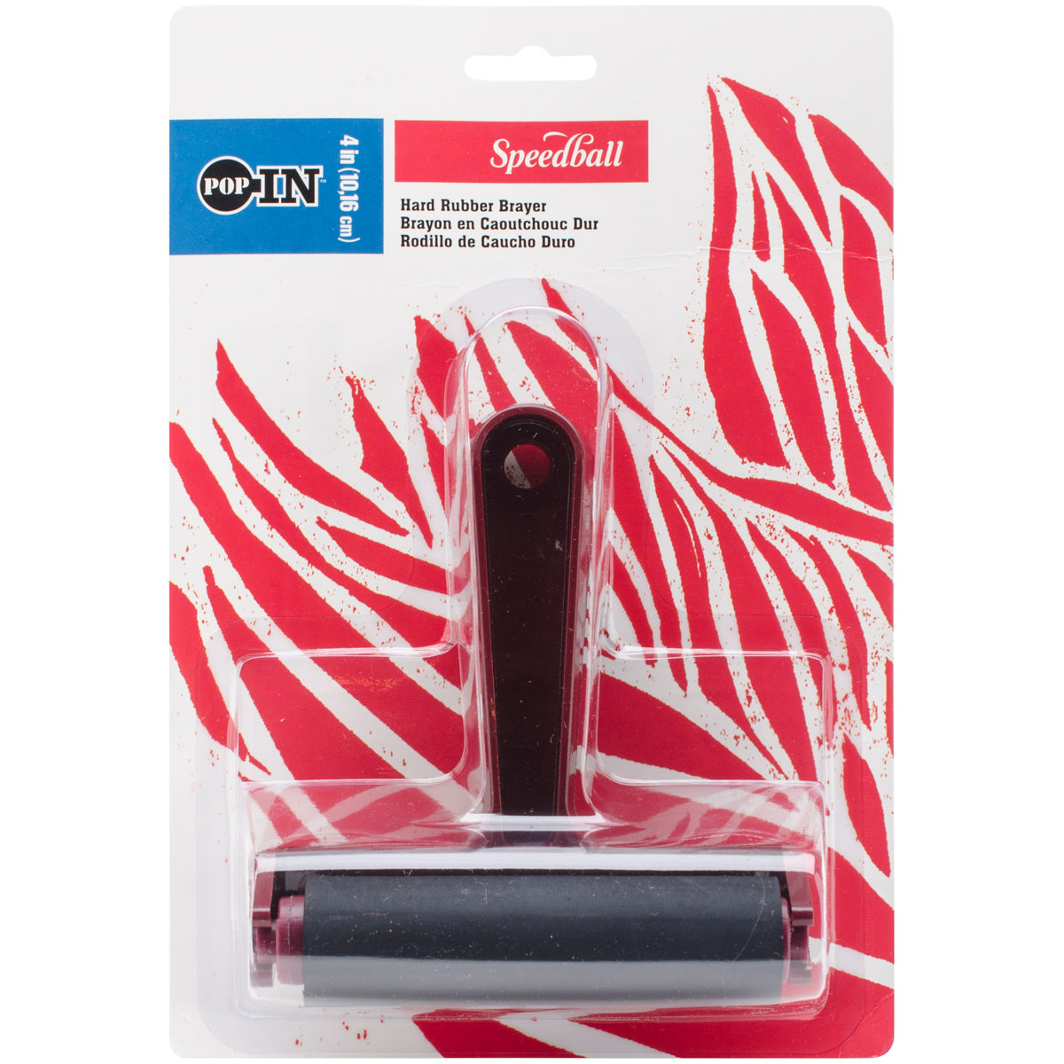 Speedball - Brayer 4": Hard Rubber