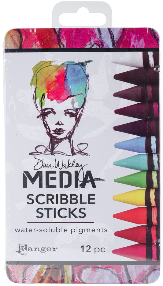 Dina Wakley - Media Scribble Sticks - Set 1