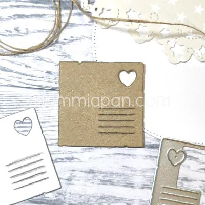 Gummiapan - Card With a Heart Die