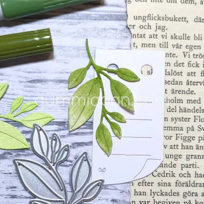 Gummiapan - Leaf Twig Die