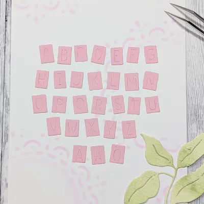 Gummiapan - Alphabet Texas Die Set