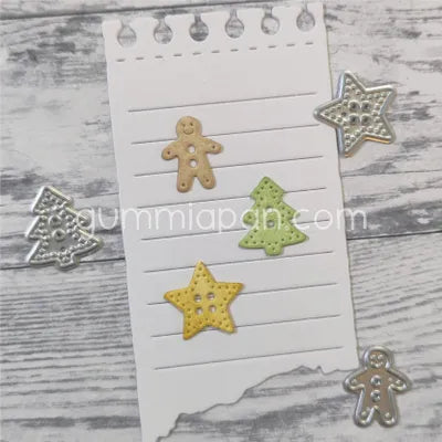 Gummiapan - Christmas Buttons Die