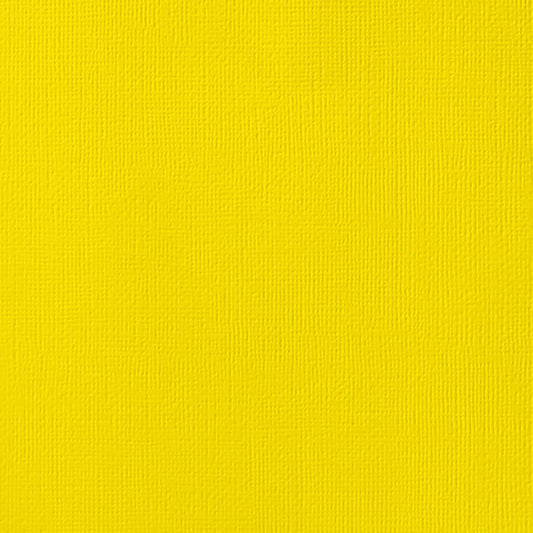 American Crafts - Lemon Textured Cardstock