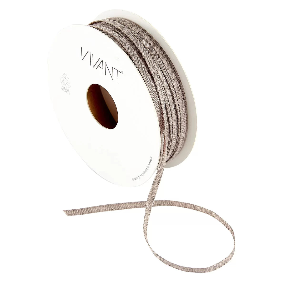 Vivant - Texture Narrow Ribbon - Taupe