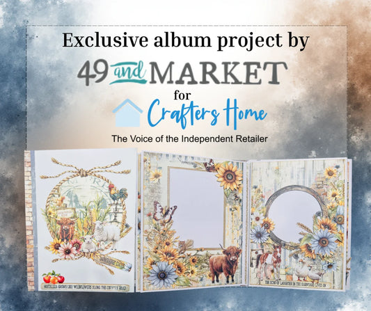 ALBUM KIT - 49 and Market Whispering Way - Crafters Home EXCLUSIVE