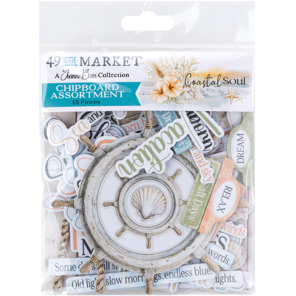 49 & Market - Coastal Soul - Chipboard Pack