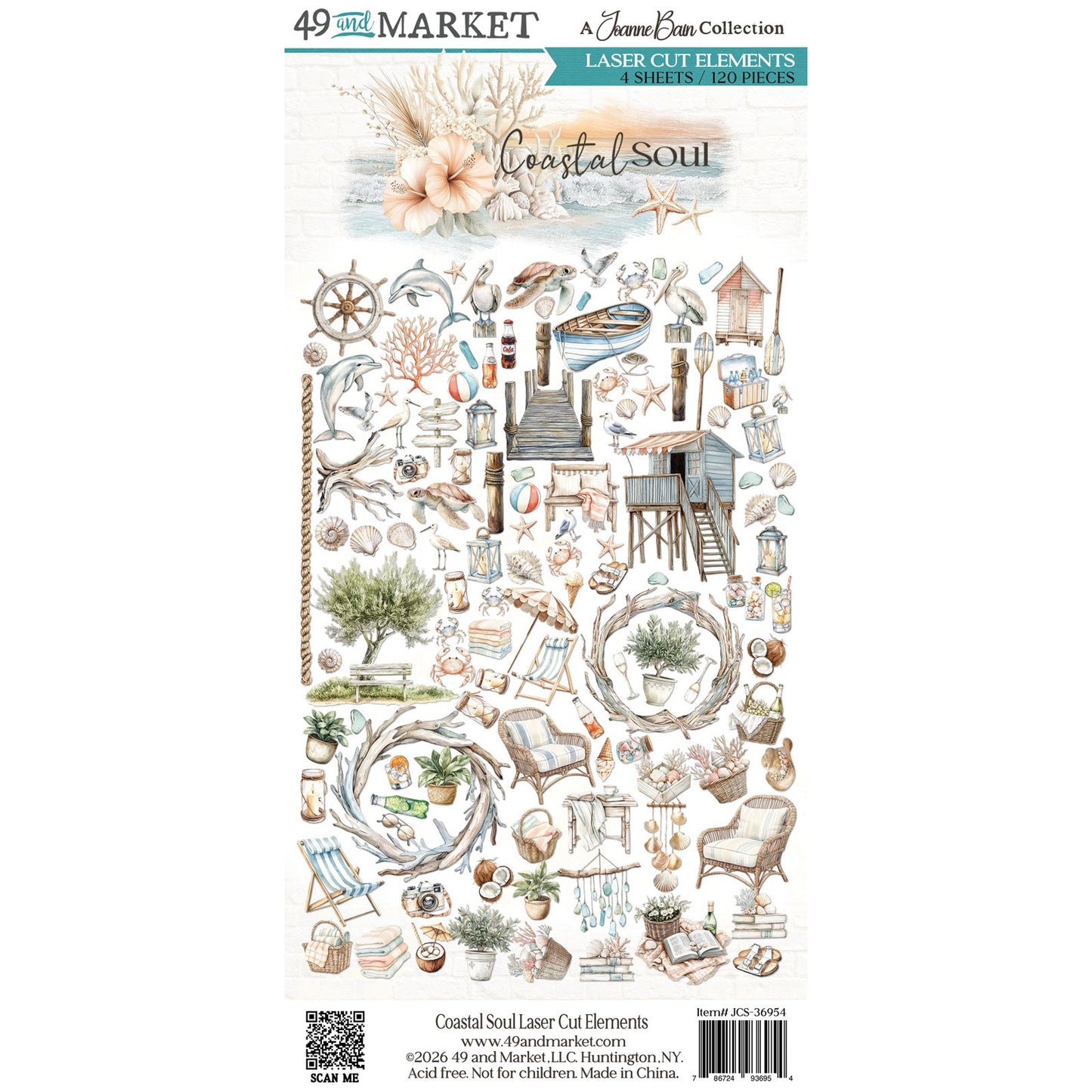 49 & Market - Coastal Soul - Laser Cut Elements