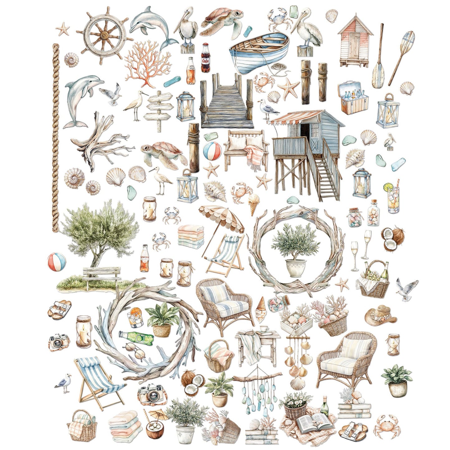 49 & Market - Coastal Soul - Laser Cut Elements