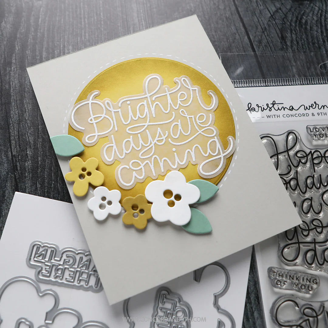 Concord & 9th - Encouraging Words Stamp & Die Bundle by Kristina Werner