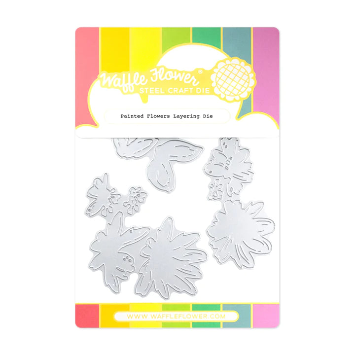 Waffle Flower - Painted Flowers Layering Die Set