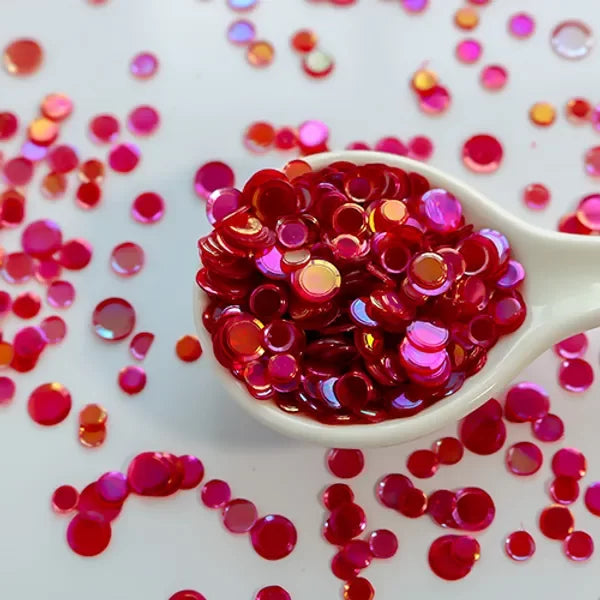 This Calls for Confetti - Iridescent Sequin Confetti - Red