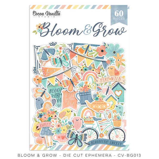 Cocoa Vanilla - Bloom & Grow - Ephemera Pack