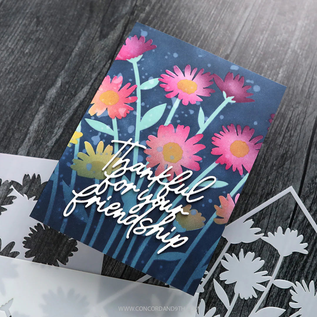 Concord & 9th - Splatter Texture Stencil Set by Kristina Werner