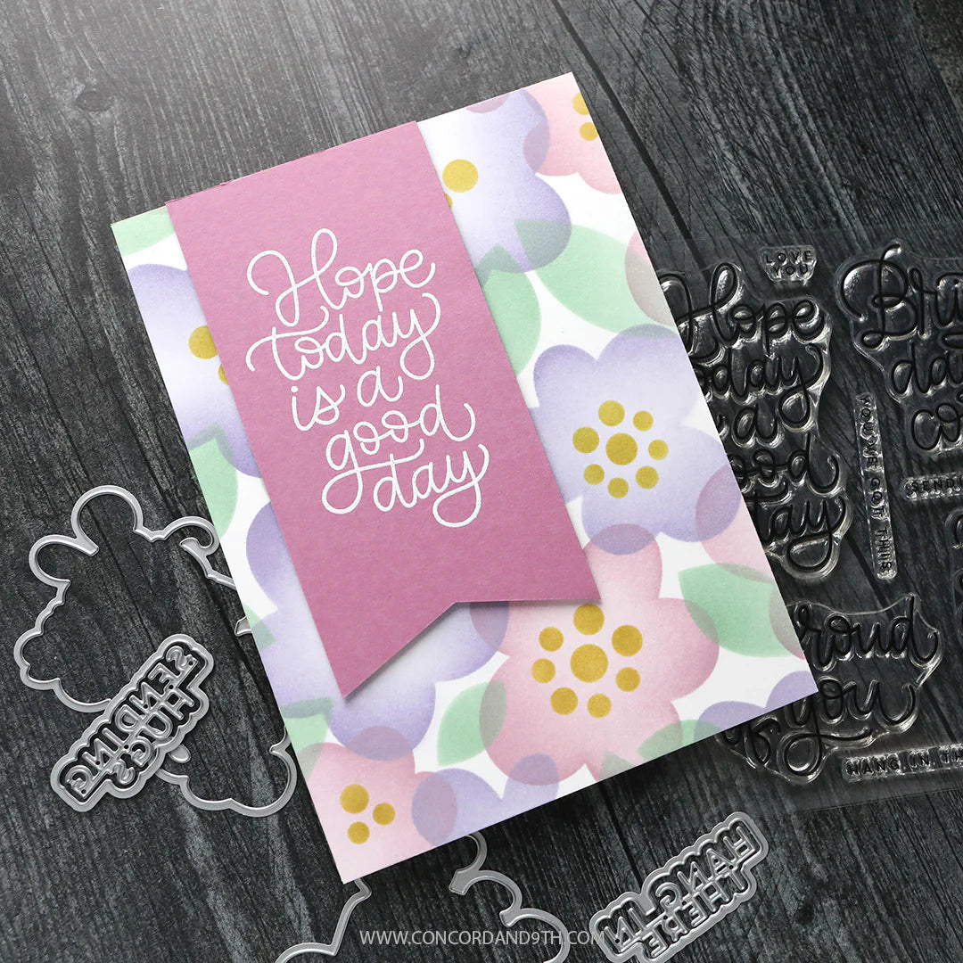 Concord & 9th - Simple Flowers Stamp & Die Bundle by Kristina Werner